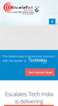 Mobile Screenshot of escalatestechindia.com